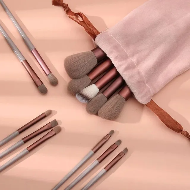 13 Pcs Makeup Brushes Set