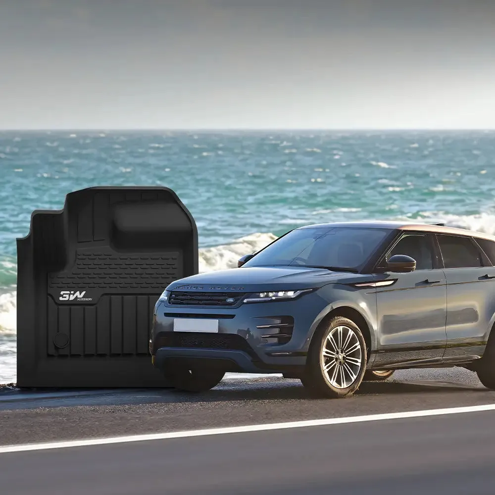 3W Range Rover Evoque 2020-2025 Custom Floor Mats TPE Material & All-Weather Protection