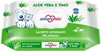 40 WET WIPES FOR DOGS ALOE E TIMO 30x20cm