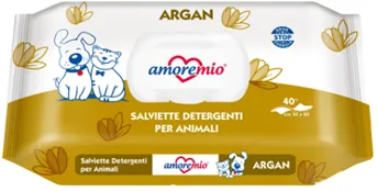 40 WET WIPES FOR DOGS ARGAN 30x20cm