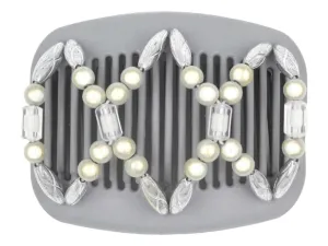 African Butterfly Hair Comb - Dalena Gray 44