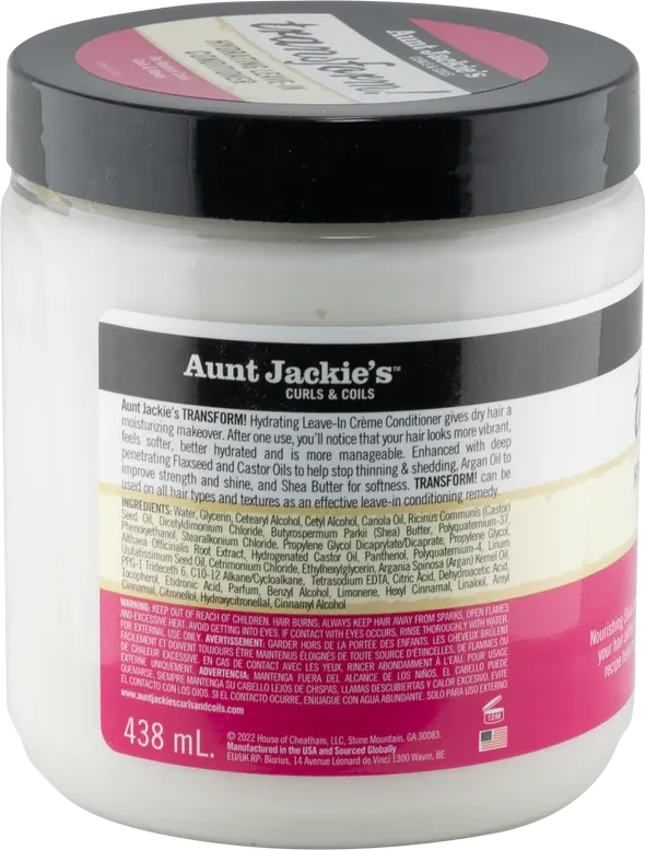 Aunt Jackie's Curls and Coils | Transform! Hydrating Leave-in Conditioner