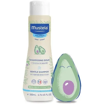 Baby gentle shampoo with natural avocado 6.76 fl. Oz. 200 ml, Mustela