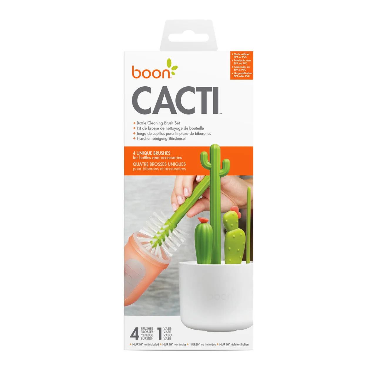 Boon Cacti Bottle Cleaning Brush Set