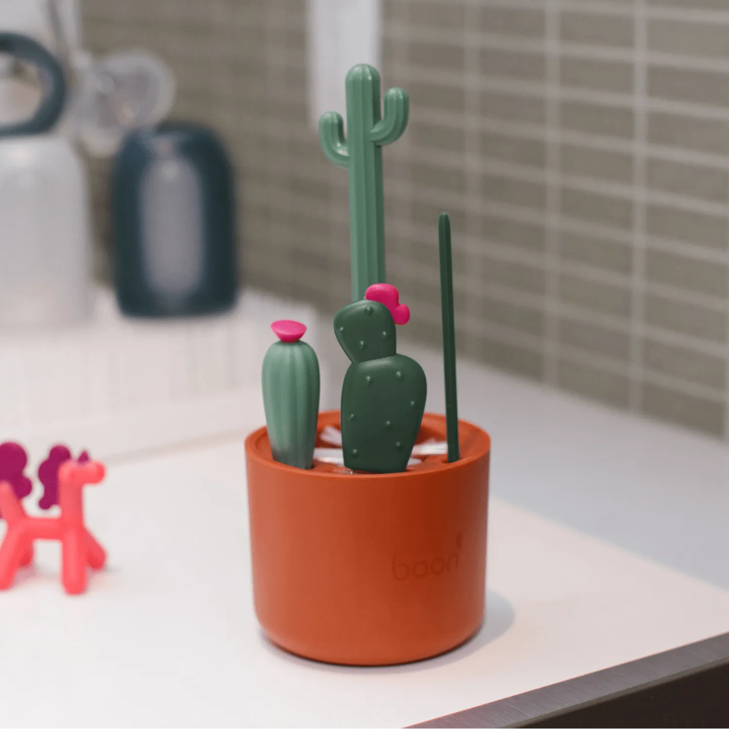 Boon Cacti Bottle Cleaning Brush Set