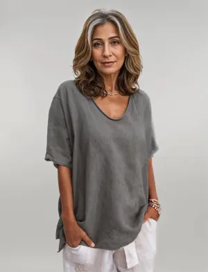 Bridget | Soft loose-fit shirt - 1   1 FREE