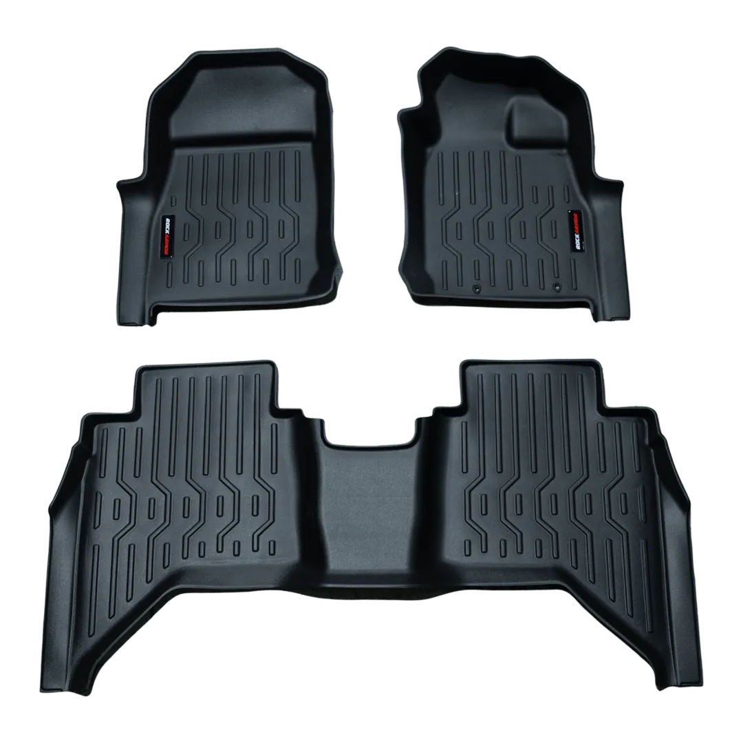 Bt50 Floor Mats 3D Moulded Suits Mazda BT50 2020  Models