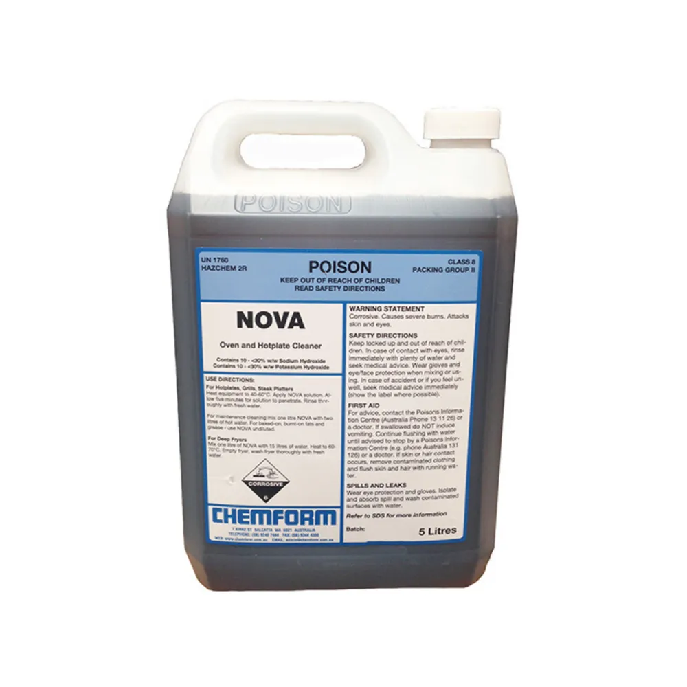 CHEMFORM NOVA OVEN & HOT PLATE CLEANER 5L (DG8)