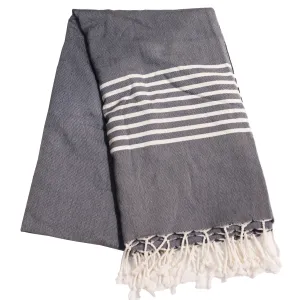 Classical Grey Turkish Towel