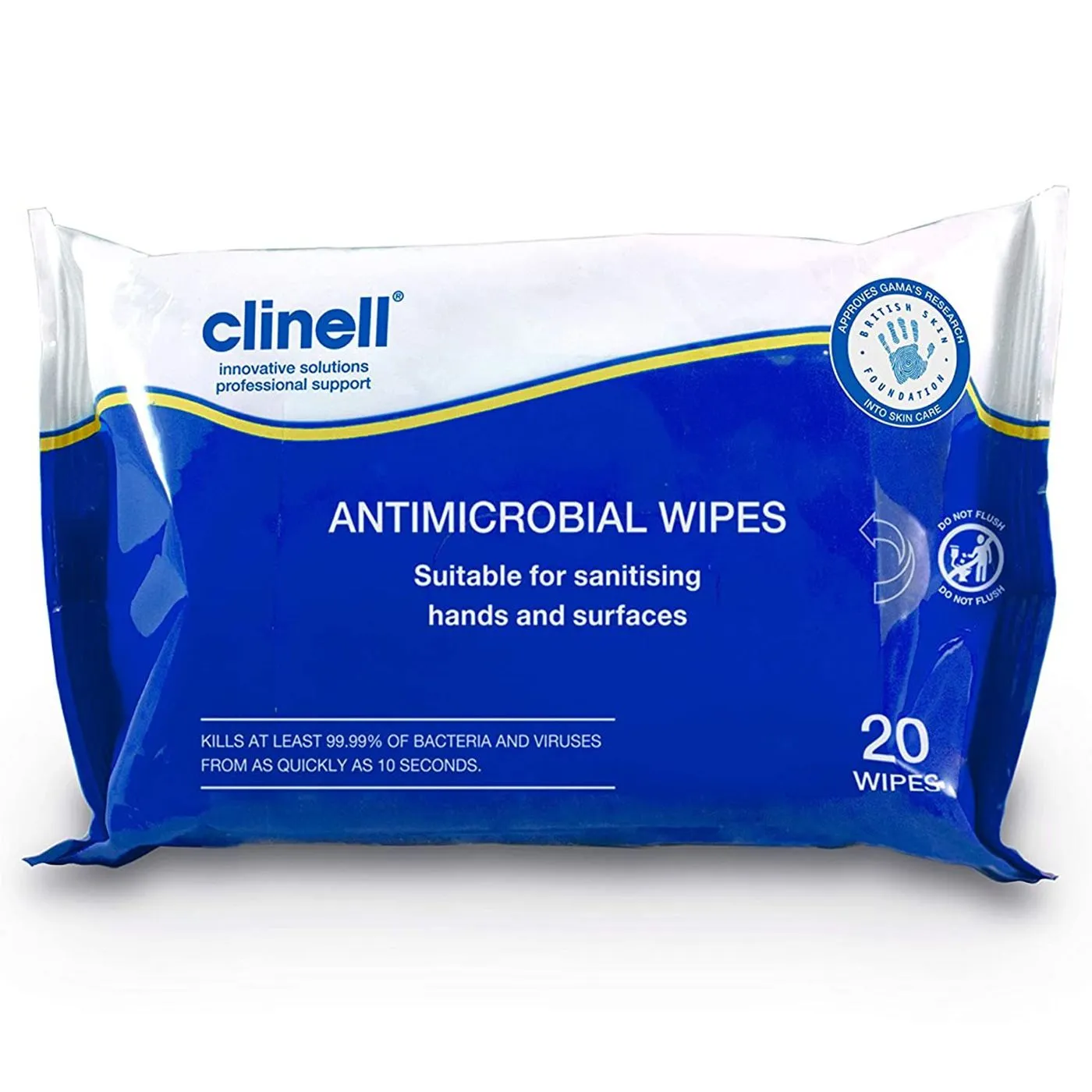 Clinell Antimicrobial Wipes 70/2 % 20 PC