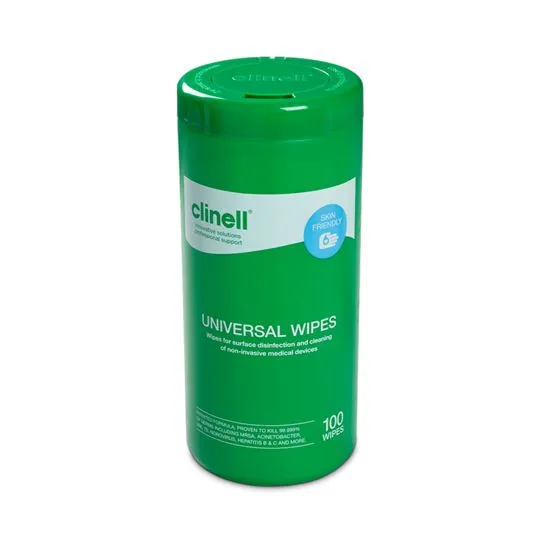 Clinell Universal Tube Wipes 70/2 % 100 PC