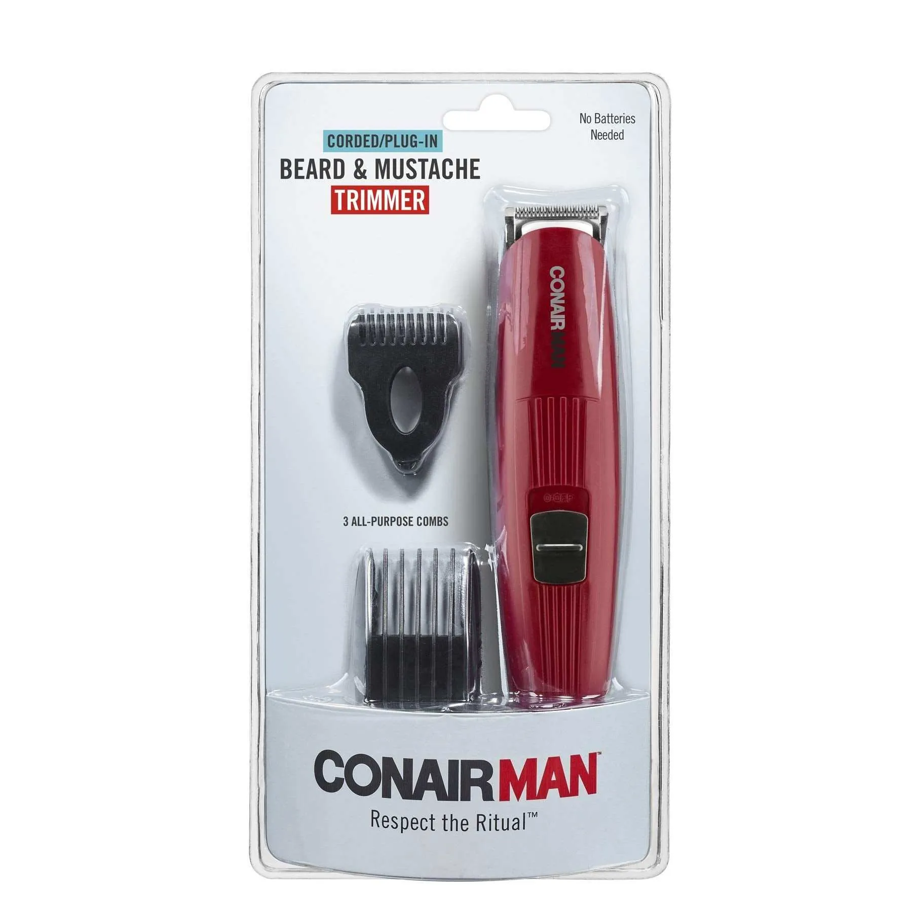 ConairMAN Corded Beard and Mustache Trimmer Kit