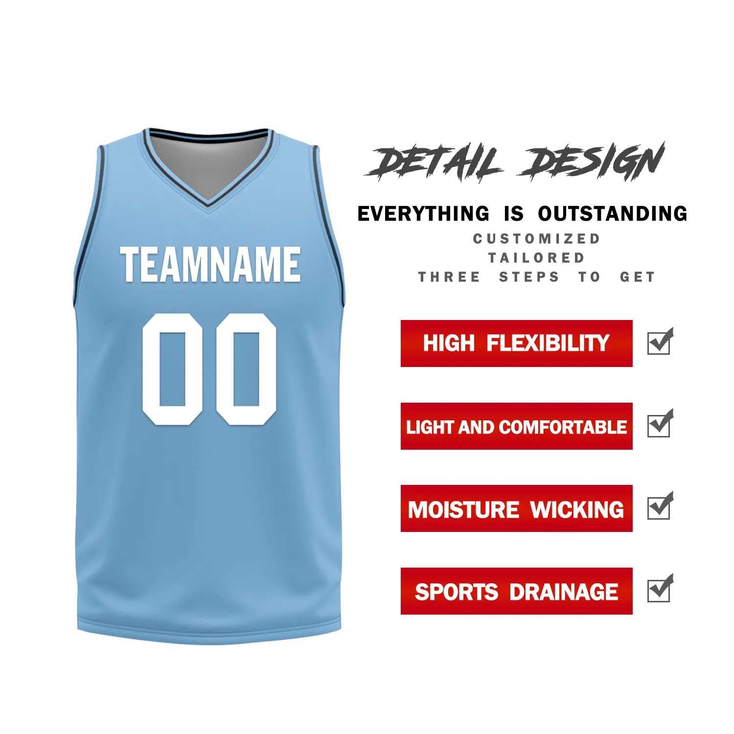 Custom Blue Classic Style Reversible Basketball Uniform Personalized BBJR-D017032