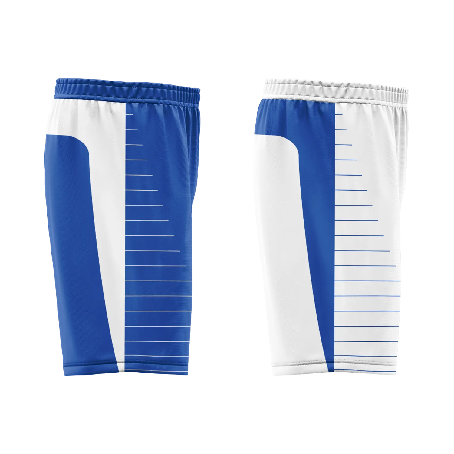 Custom Blue White Classic Style Reversible Basketball Uniform Personalized BBJR-D017031