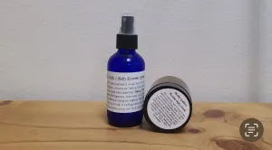 Eczema Face Relief Hydrosol Spray   Face Cream Package