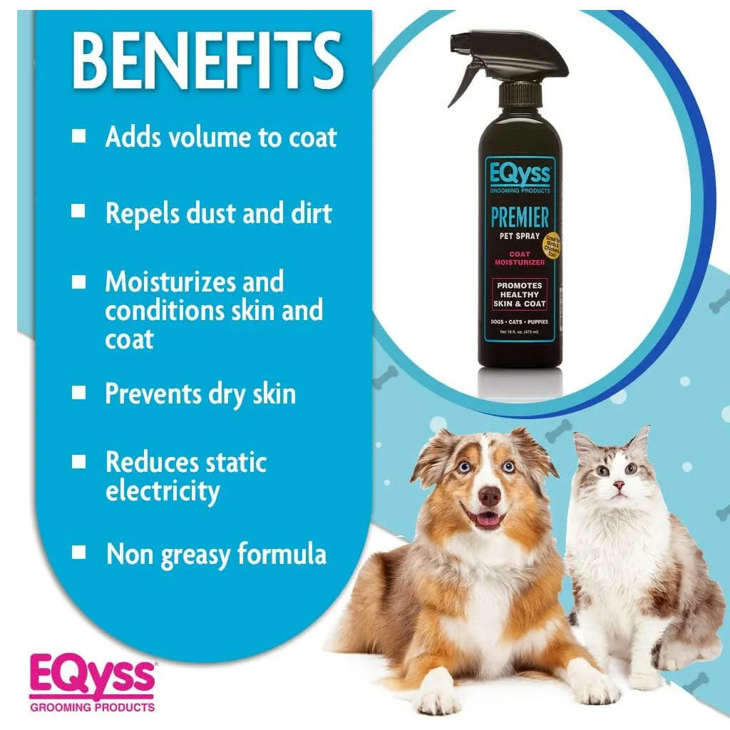 EQyss Grooming Products Premier Pet Spray for Dogs, Cats & Puppies, 16-oz