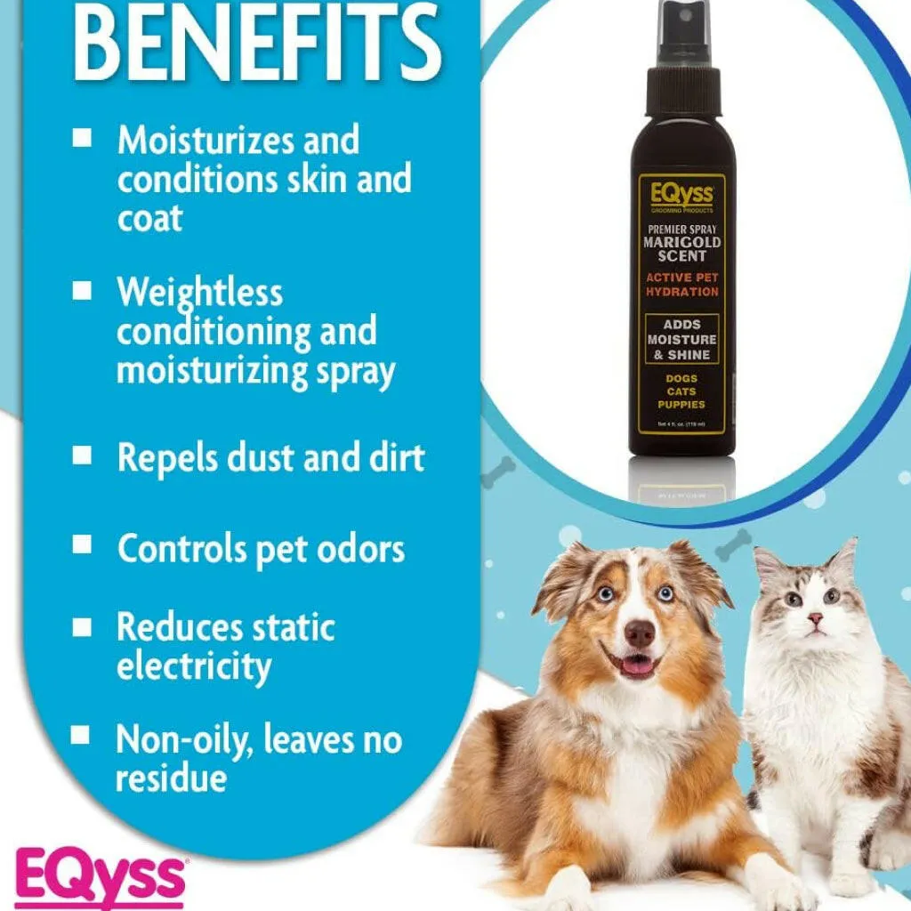 EQyss Premier Spray Marigold Scent Active Pet Hydration For Dogs, Cats & Puppies (4 oz)