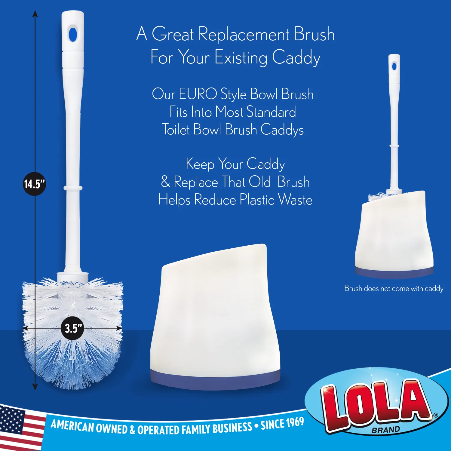 Eurostyle Toilet Bowl Brush - 2 Pack