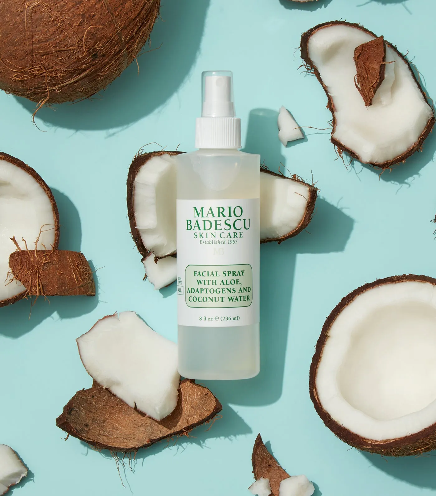 Facial Spray with Aloe, Adaptogens and Coconut Water