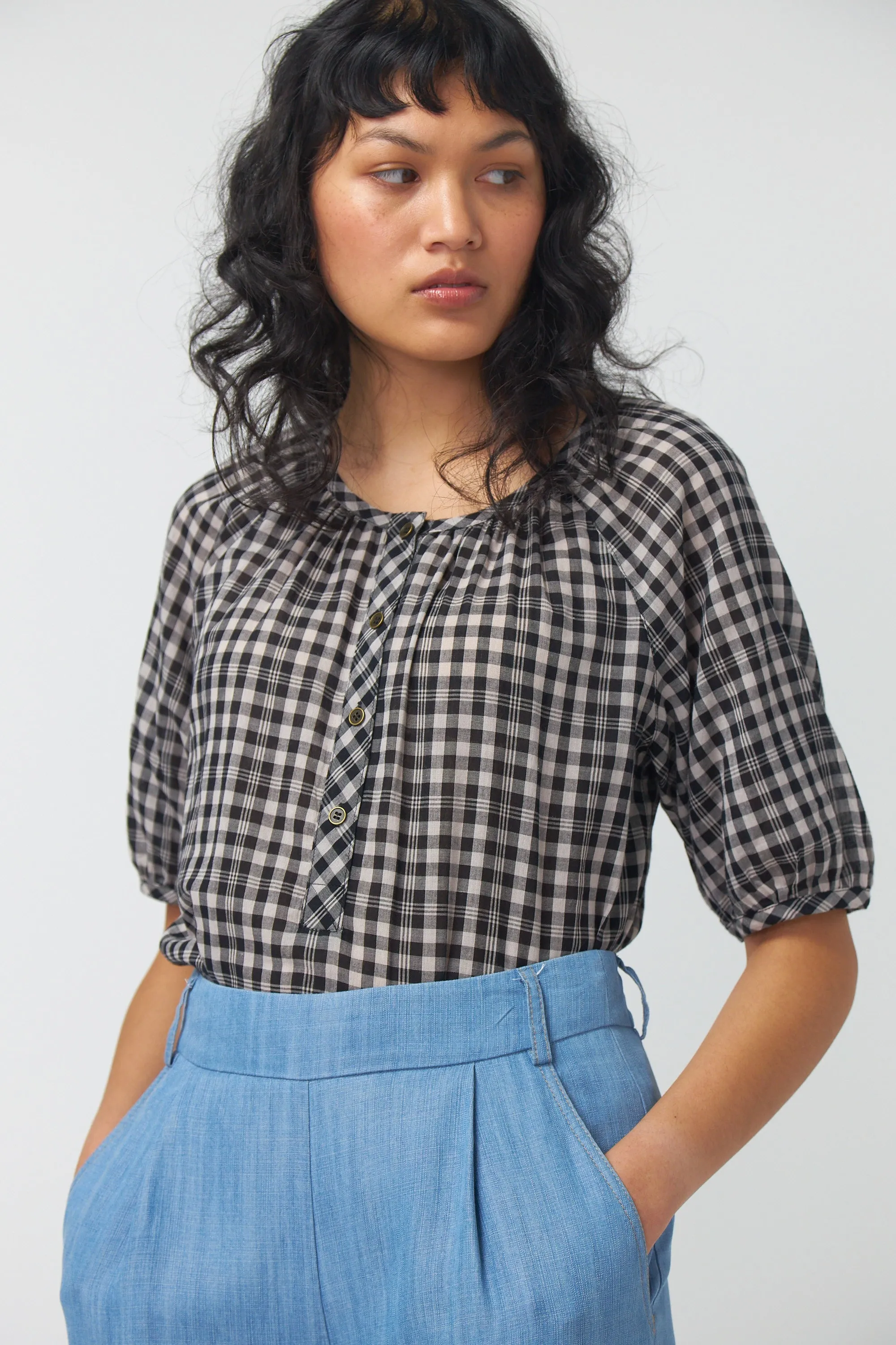 Gingham top