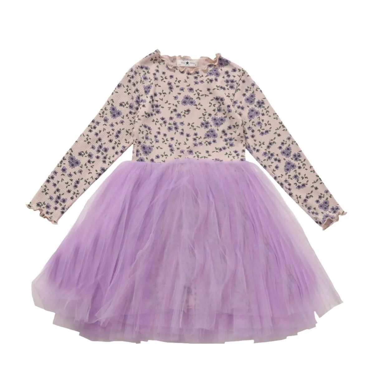 Girls Dresses | Vintage Flower- Lavender | Petite Hailey