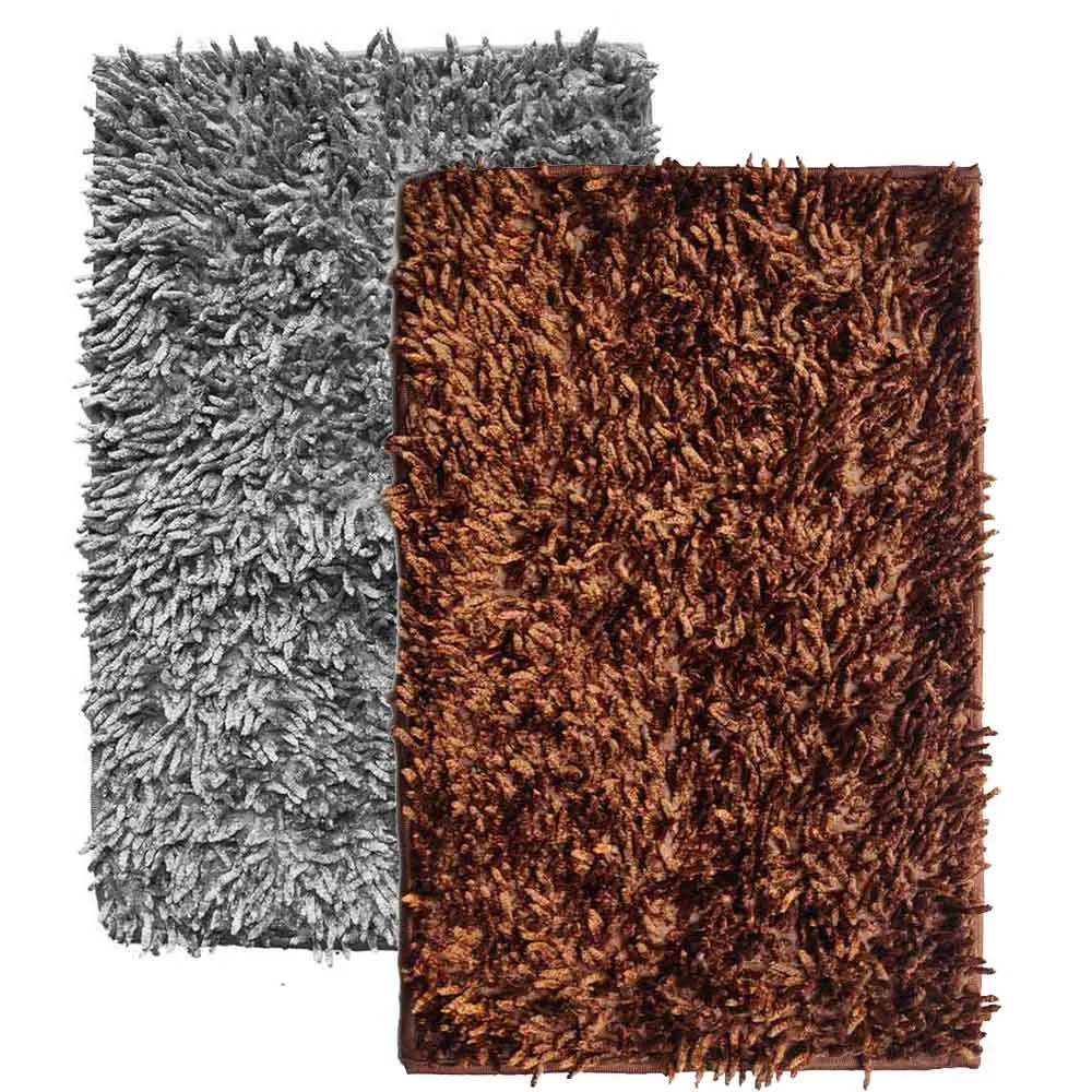 GLOSSY FUR DOOR  MATS ( 16x24 inches )