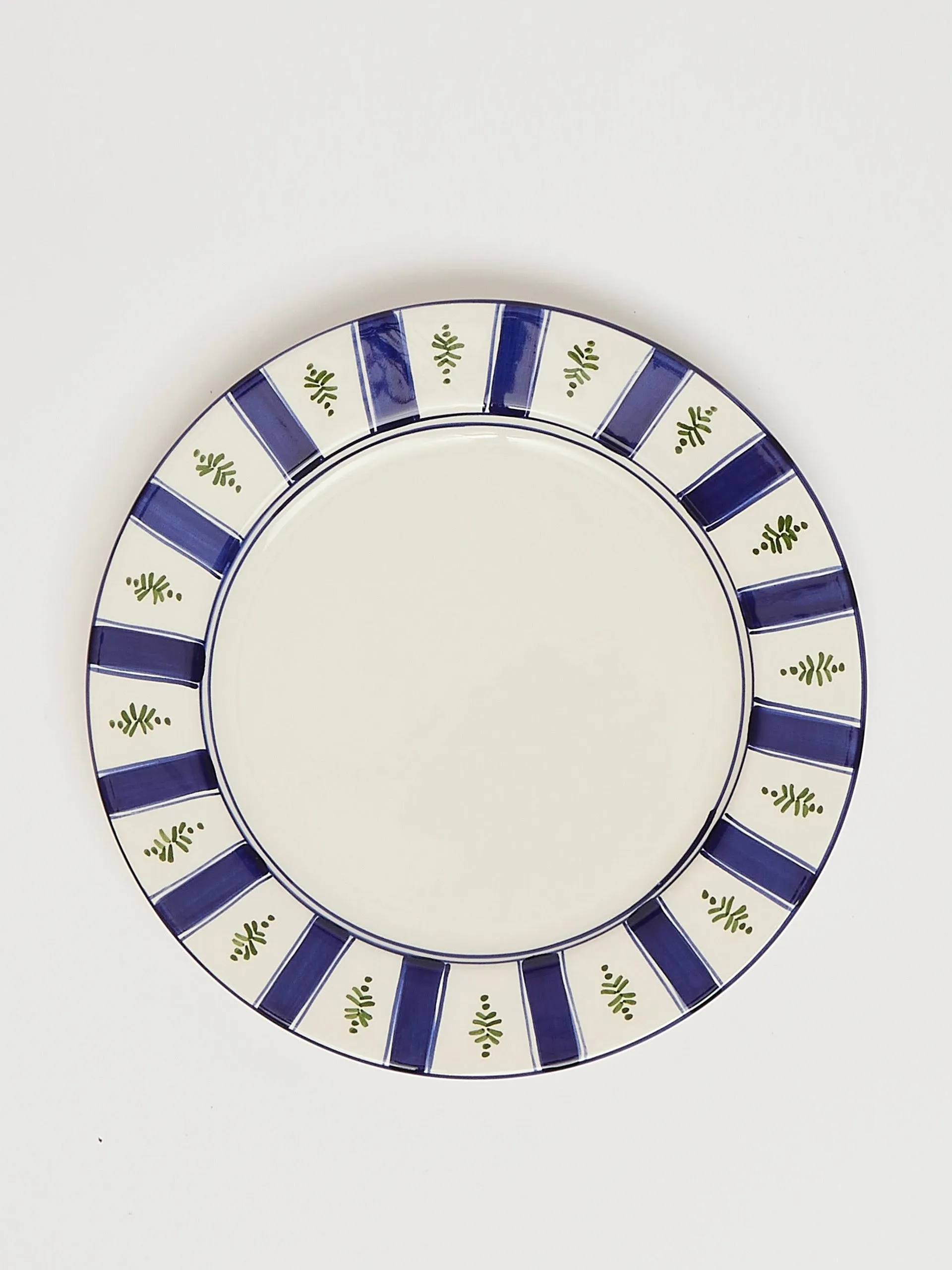 Hand painted Louisa dinner plates (set of 4)