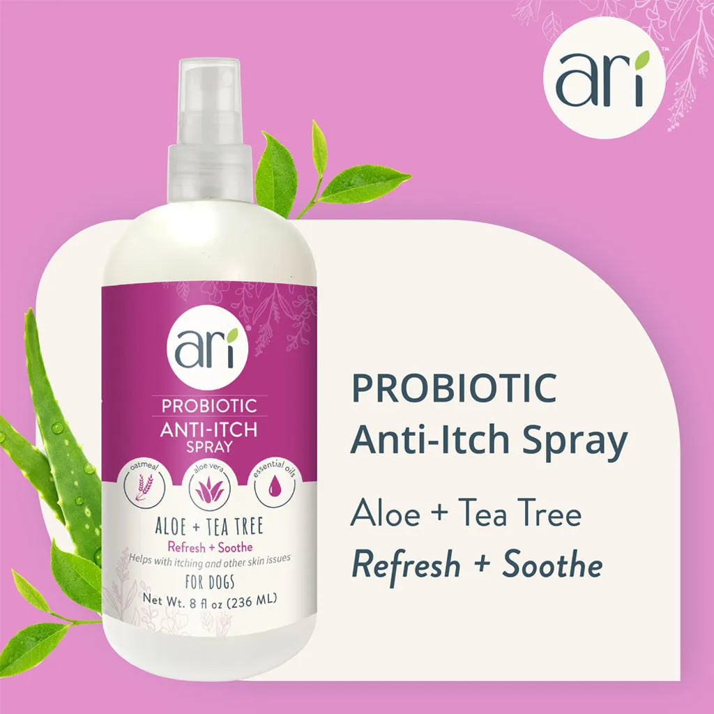 Health Extension Ari Probiotic Anti-Itch Spray Aloe Plus Tea Tree For Dogs, 8-oz