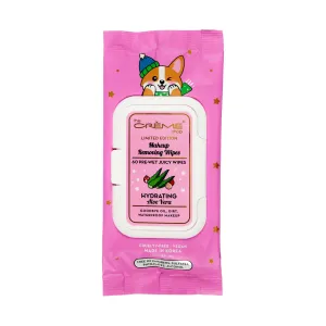 Holiday Corgi Makeup Removing Wipes – Hydrating Aloe Vera