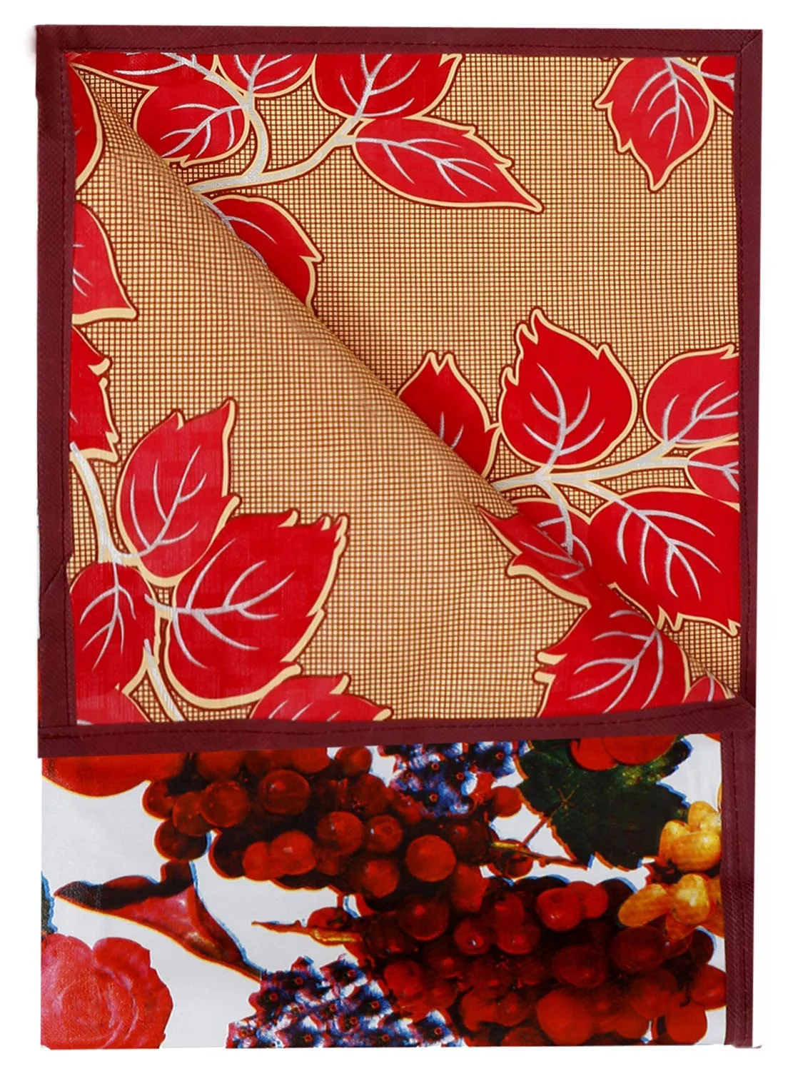 Kuber Industries Floral Design PVC Reversible Food Mat Bed Server (Multicolor) - CTKTC032166