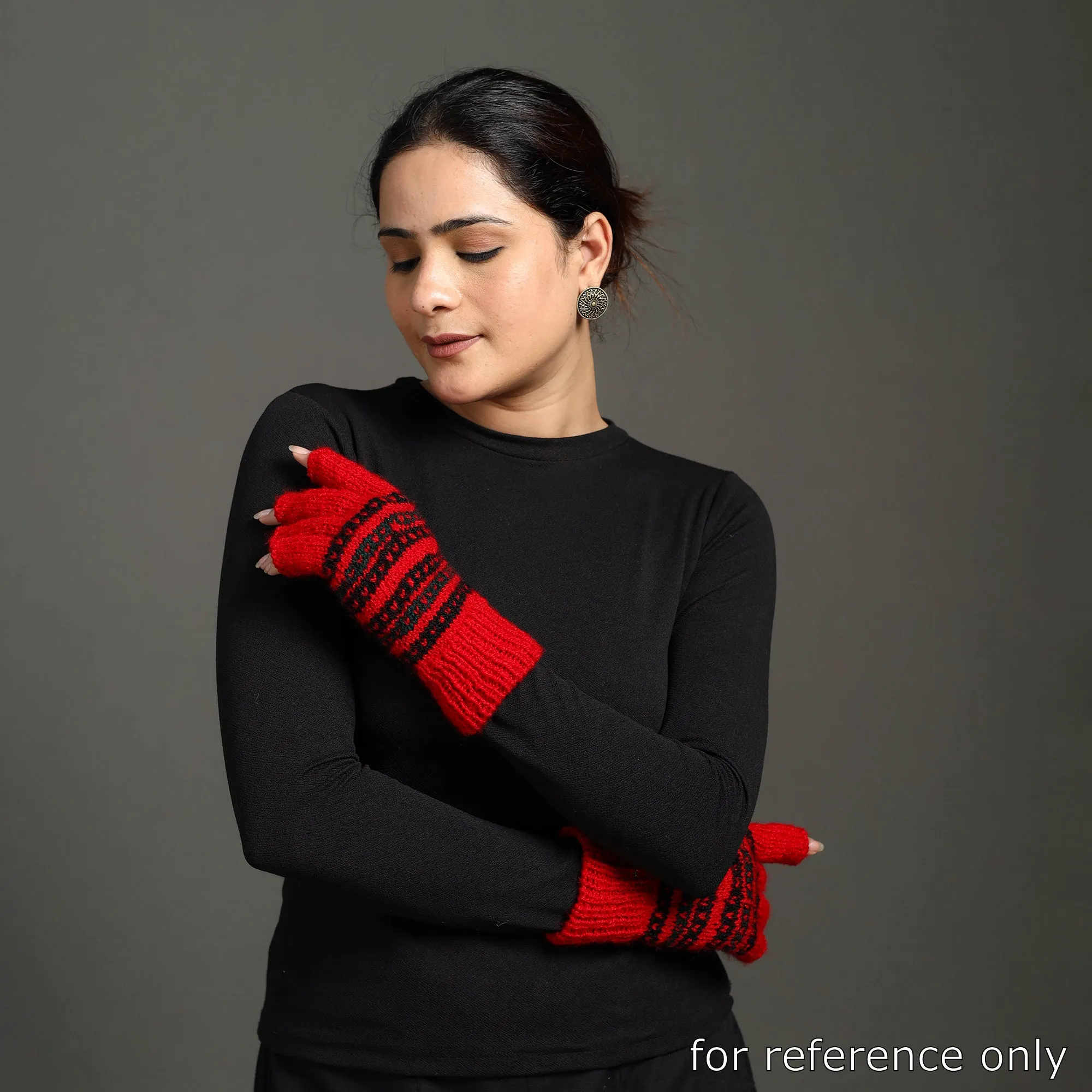 Kumaun Hand Knitted Woolen Gloves (Adult) 24