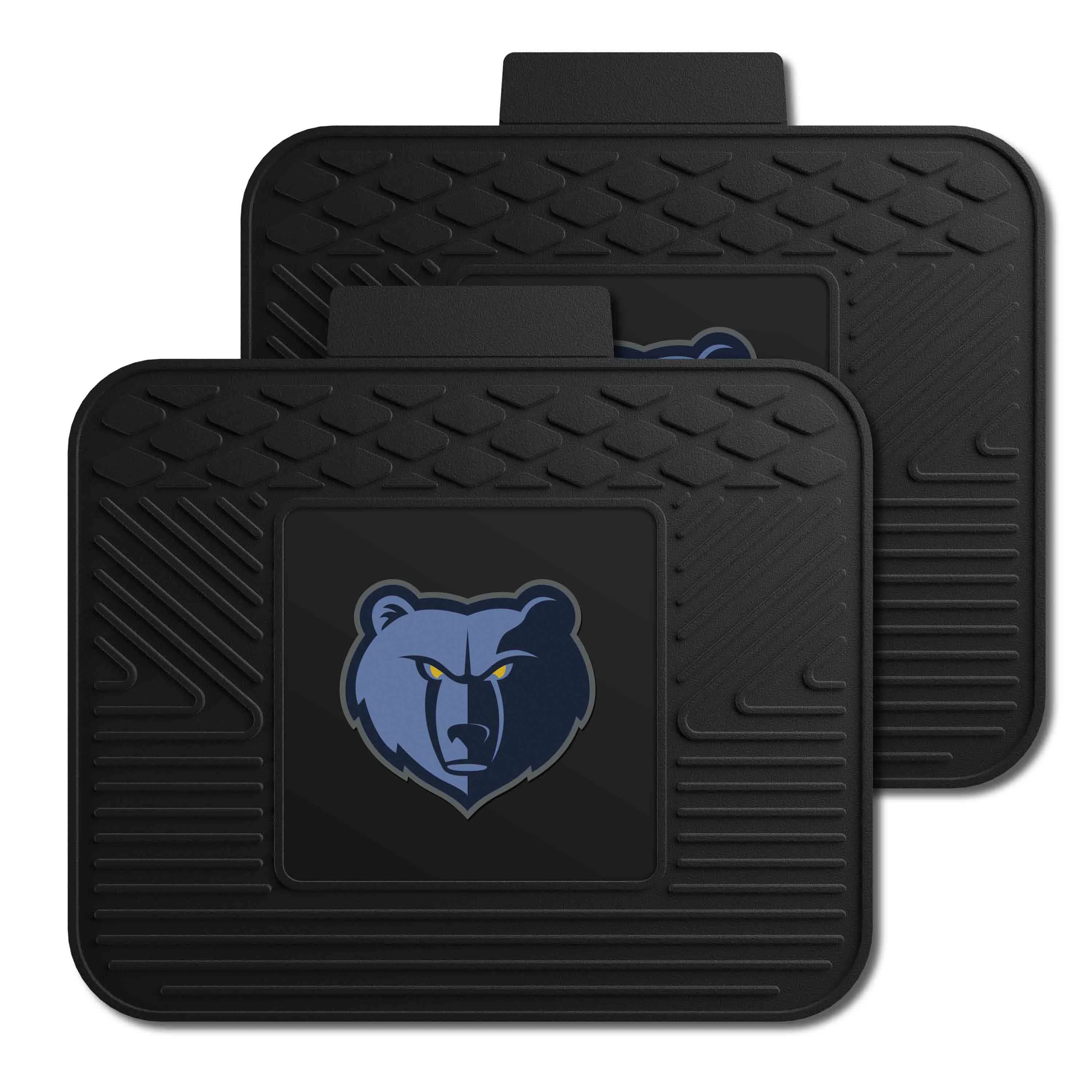 Memphis Grizzlies Back Seat Car Utility Mats - 2 Piece Set