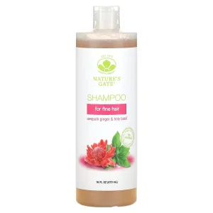 Mild By Nature Shampoo with Ginger and Holy Basil for fine hair, 473ml