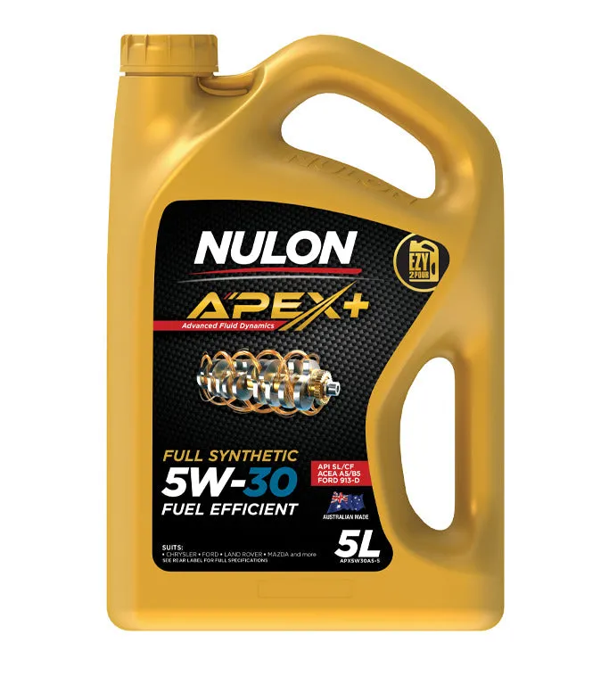 Nulon Apex  Fuel Efficient 5W-30 Full Synthetic Engine Oil - 5L - APX5W30A5-5