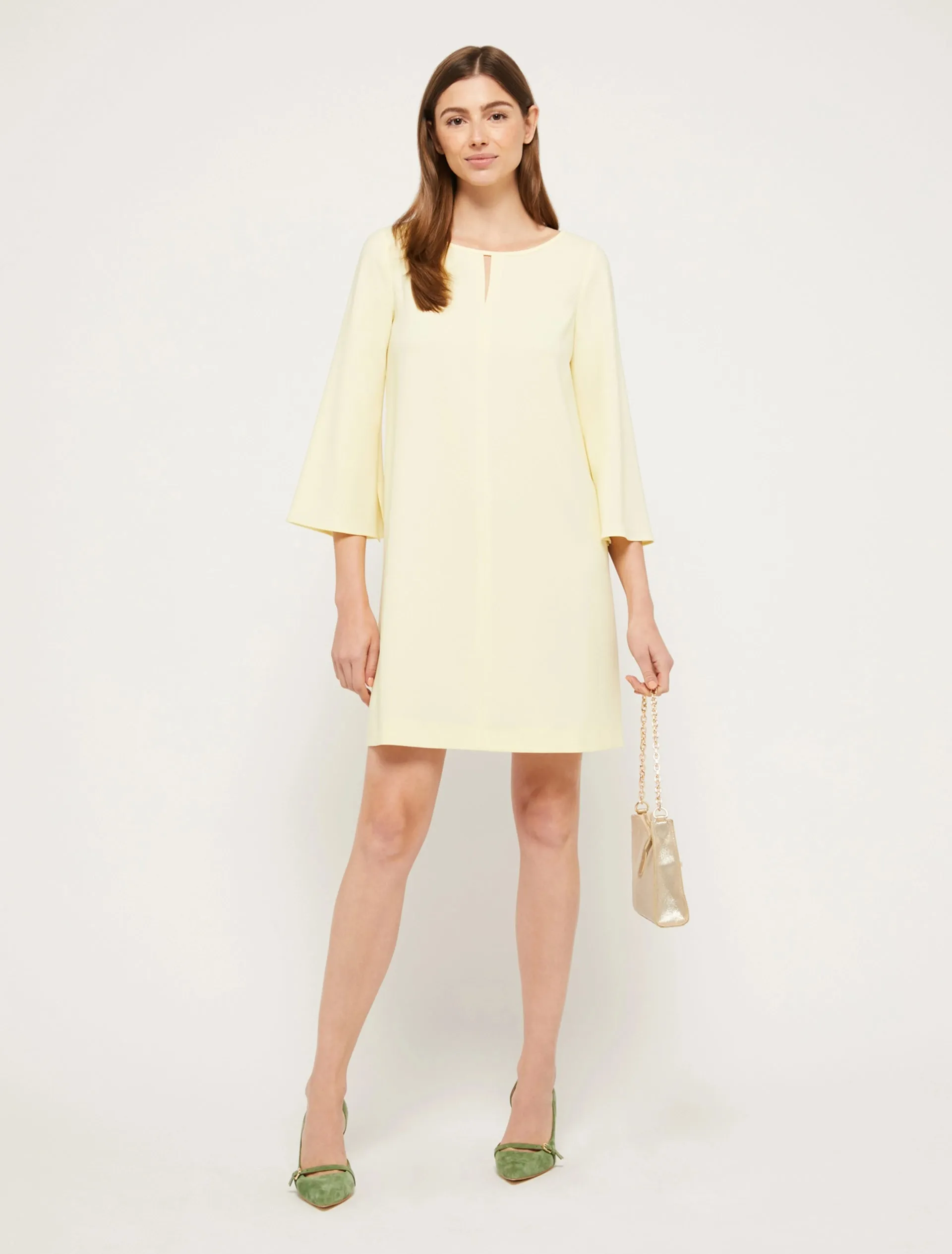 Penny Black Cady Dress | Soft Yellow