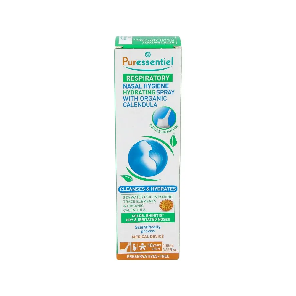 Puressentiel Respiratory Nasal Hygiene Hydrating Spray With Organic Calendula 100ML