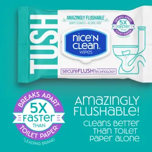 SecureFLUSH Alcohol-Free Flushable Wipes