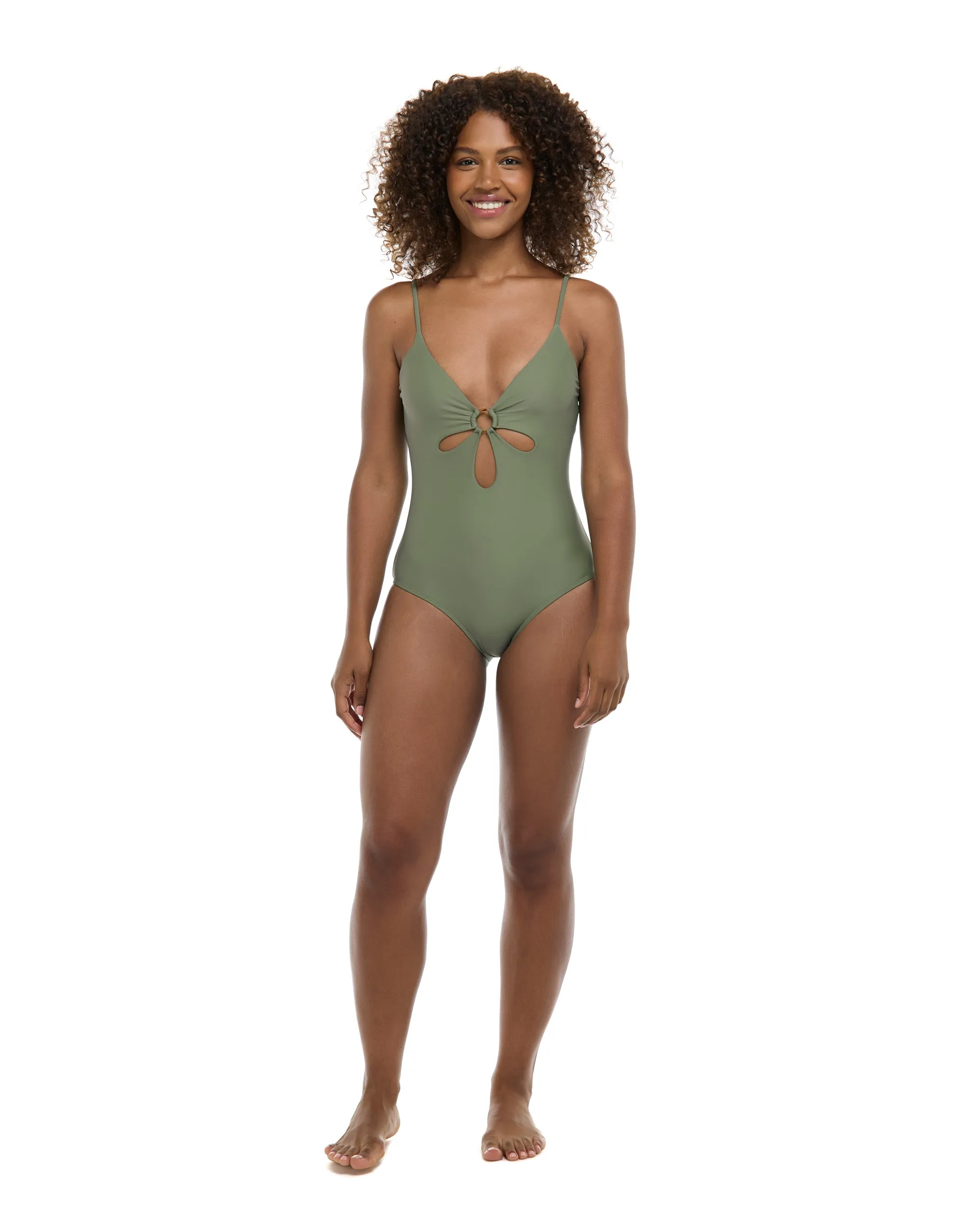 Smoothies Maddie One-Piece Tank Swimsuit - Cactus