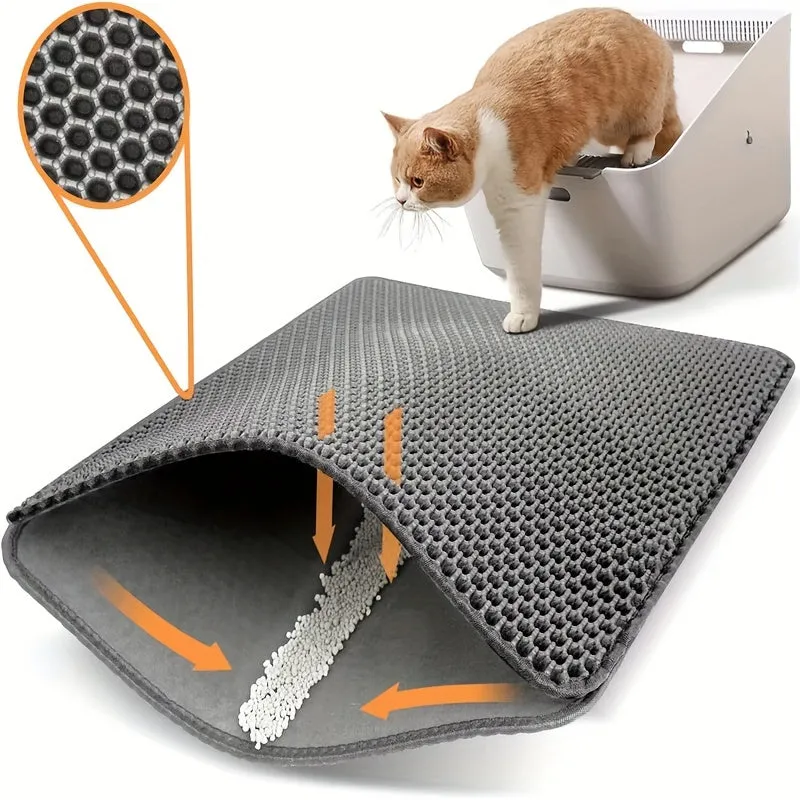 Ultimate Doublelayer Cat Litter Mat Waterproof Leak Proof