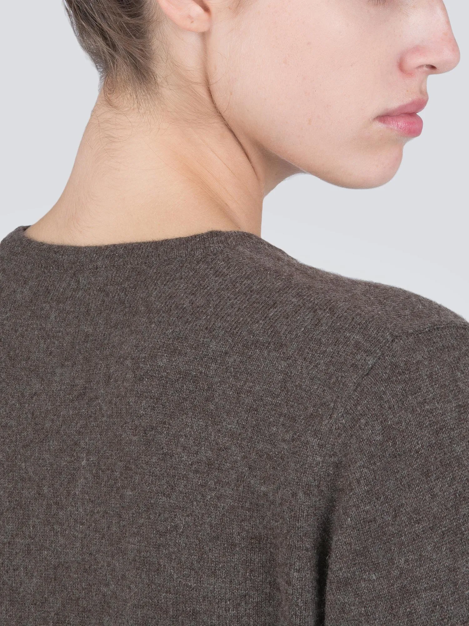 V Neck Sweater_Cocoa Brown