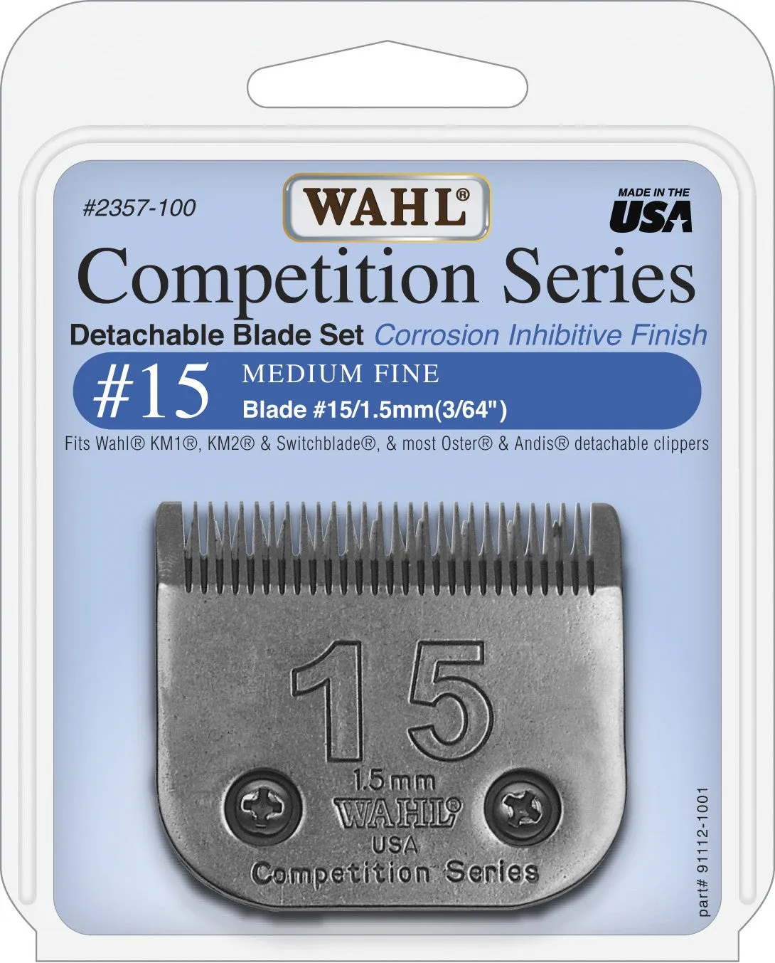 Wahl #15 Blade Set 1.5mm