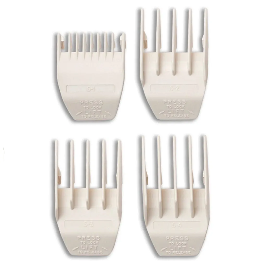 Wahl Peanut Guides 4 Pcs Set Fits Peanut, Beret, Sterling Mag - White #3166-100