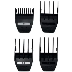 Wahl Professional Peanut Guides 4 Pcs Guide Set Fits Peanut, Beret, Sterling Mag - Black #3166